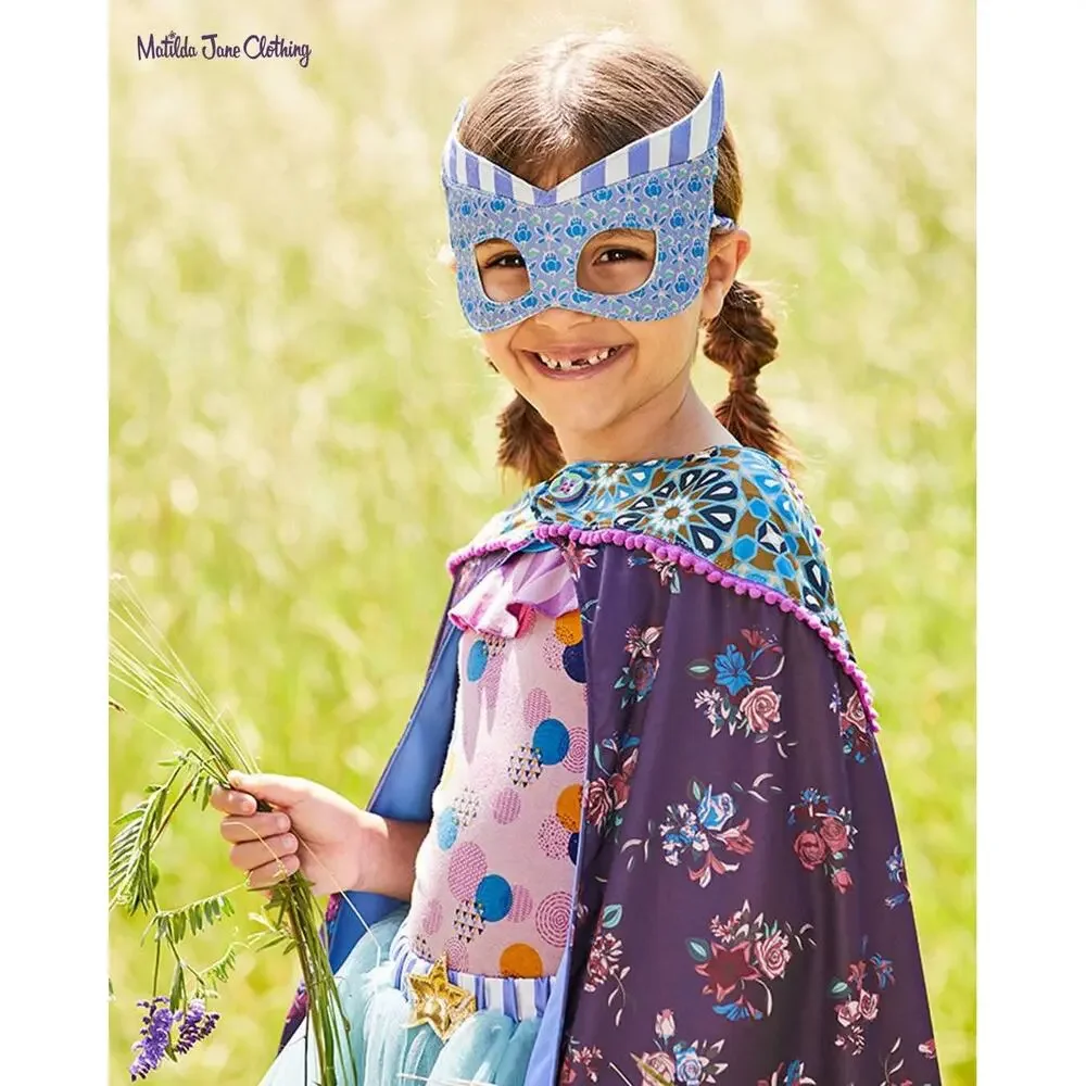 Matilda Jane Girl’s Medium Calling All Superheroes Cape Costume K50